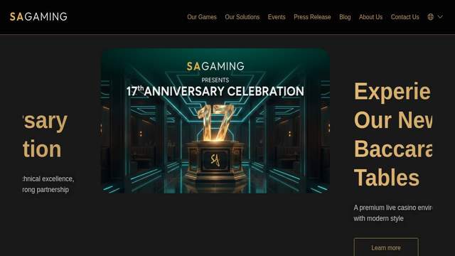 SA Gaming casino screenshot